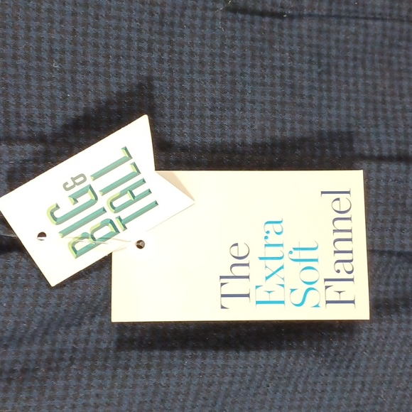 Croft & Barrow Men's Flannel Shirt 2XB Big Tall Blue and Black - Picture 3 of 7